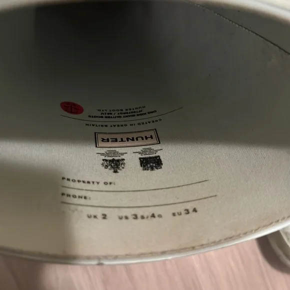 Hunter teal boots 4 girl - Picture 3 of 8